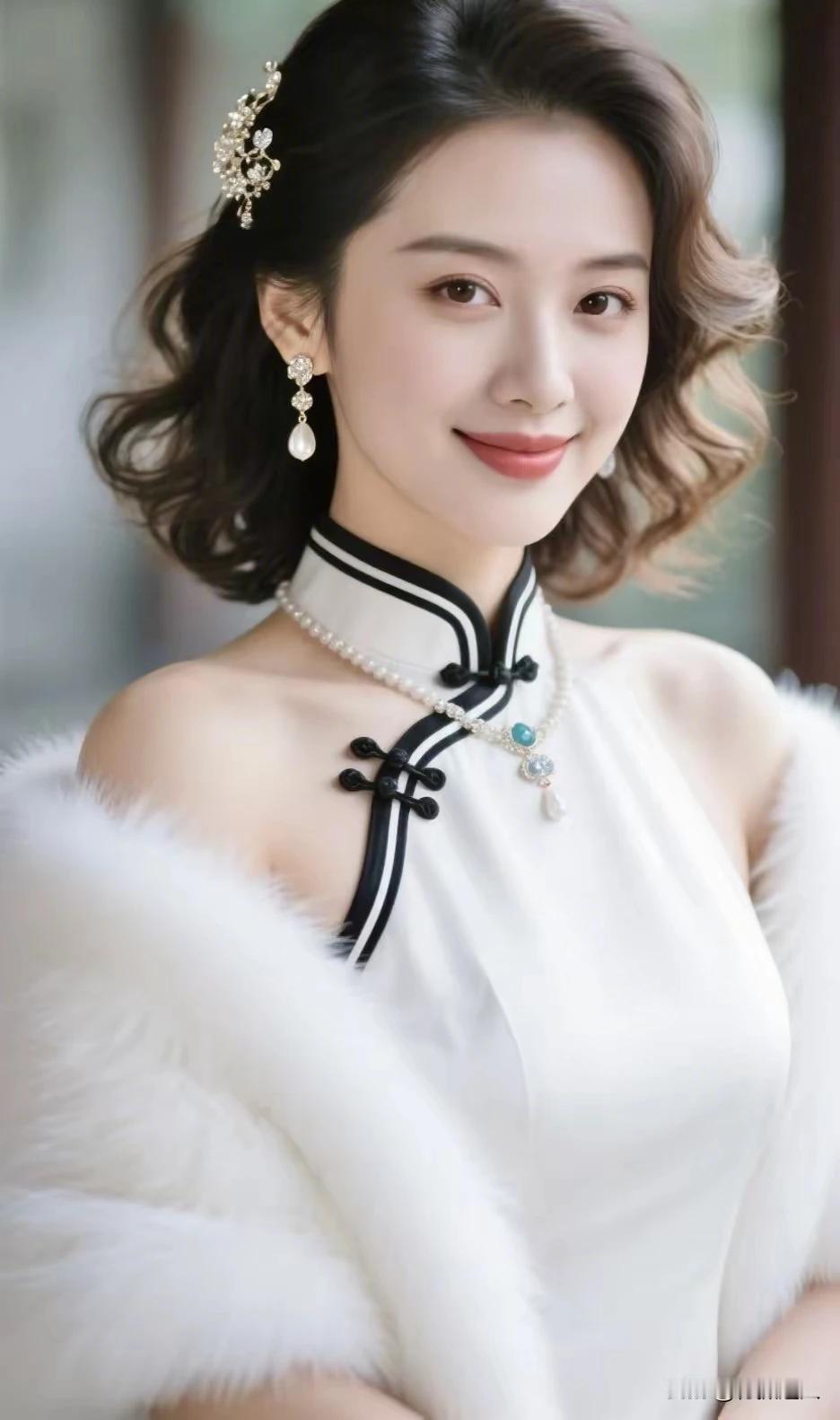 冰肌玉骨，明眸皓齿
出水芙蓉，天生丽质
月里嫦娥，仪态万方
软玉温香，楚楚动人