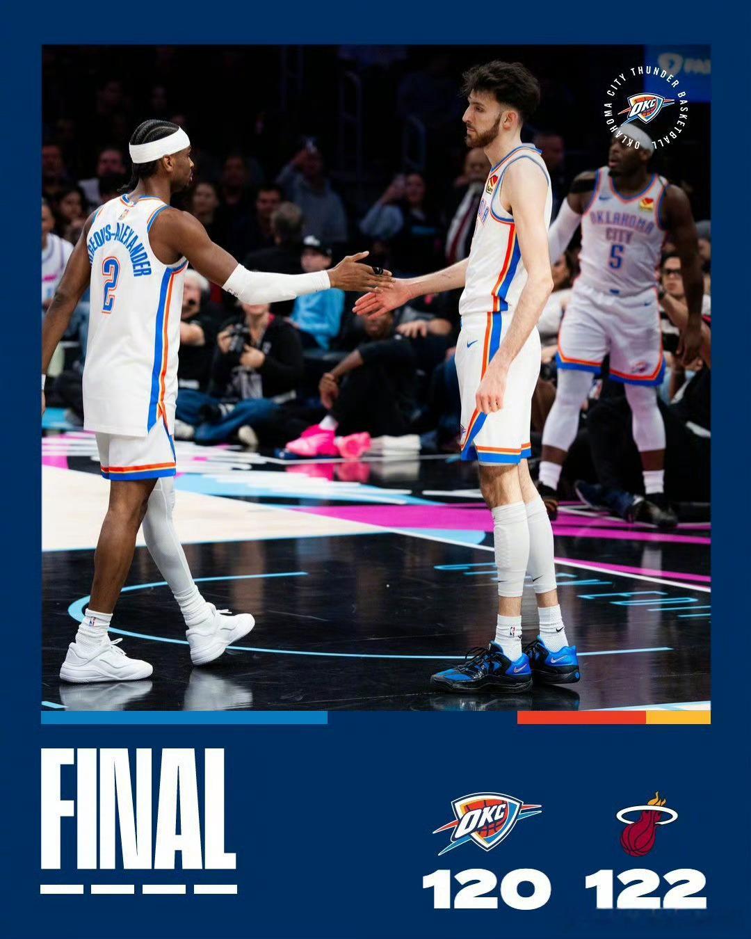 怎么回事啊亚历山大！去做了个秀回来，居然热火都打不赢了！雷霆今天居然120-12