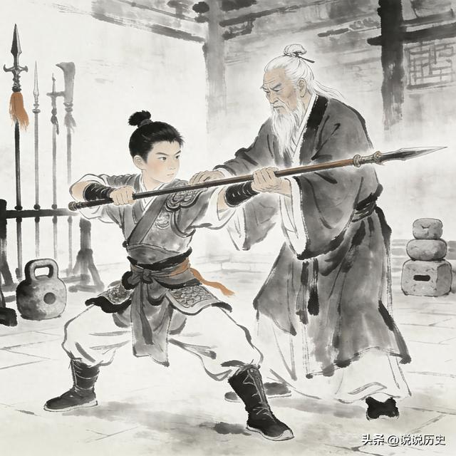 赵云下山前师父童渊说：天下高手你都不用怕，只有两个人你绕着走
 
赵云听完这话，
