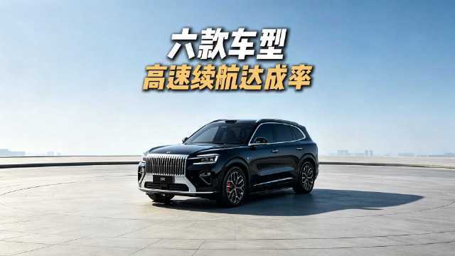 六台增程车高速实测，看看真实续航达成率六台增程车高速实测，看看真实续航达成率到底多少 #小米澎程N9