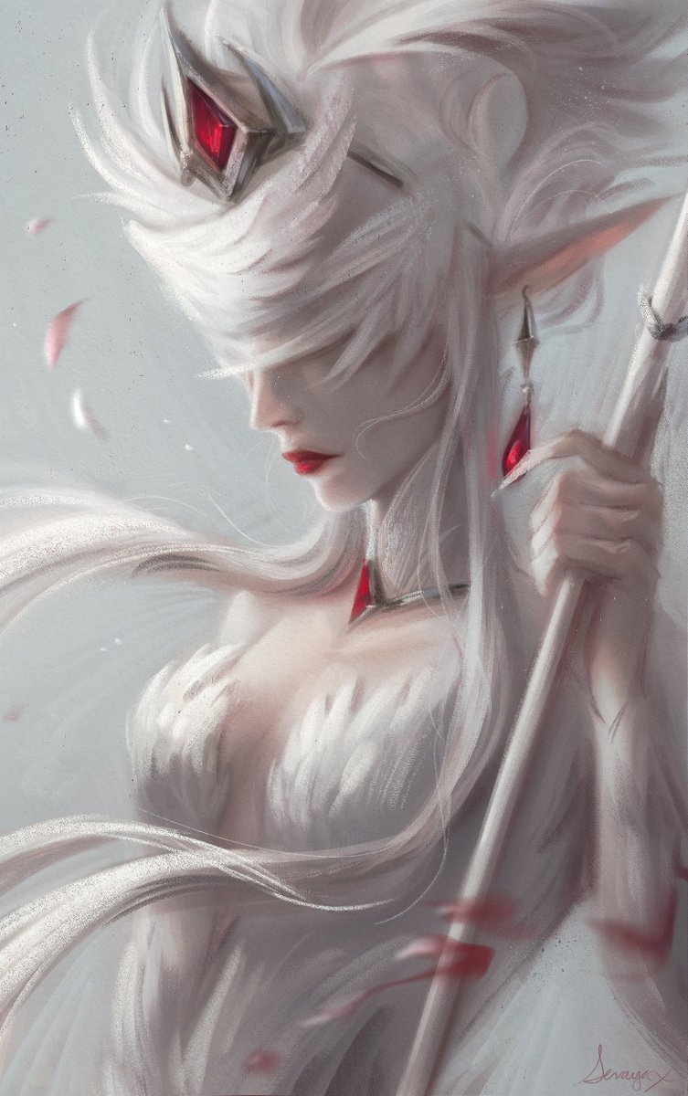 魔女 迦娜 白色炫彩版（cr:Seraya_x）英雄联盟 ​​​