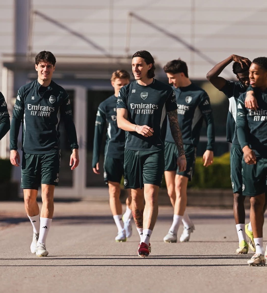 厄德高和廷贝尔都回归训练！阿森纳vs曼城 联赛杯 阿森纳