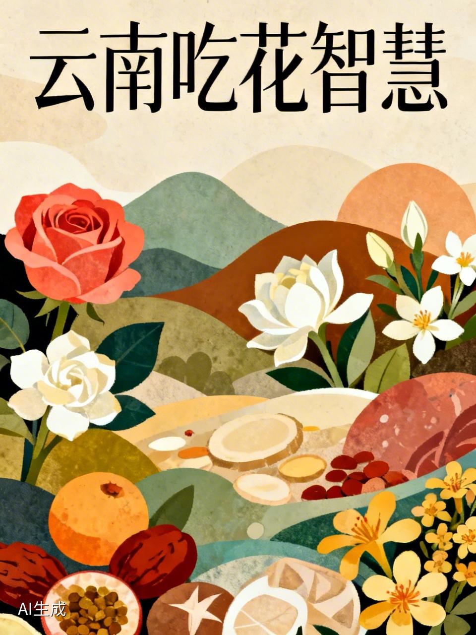 📍云南人吃花可有一手啦！🌸🌸🌸在云南，吃花并非新鲜事，而是传承千年的智慧