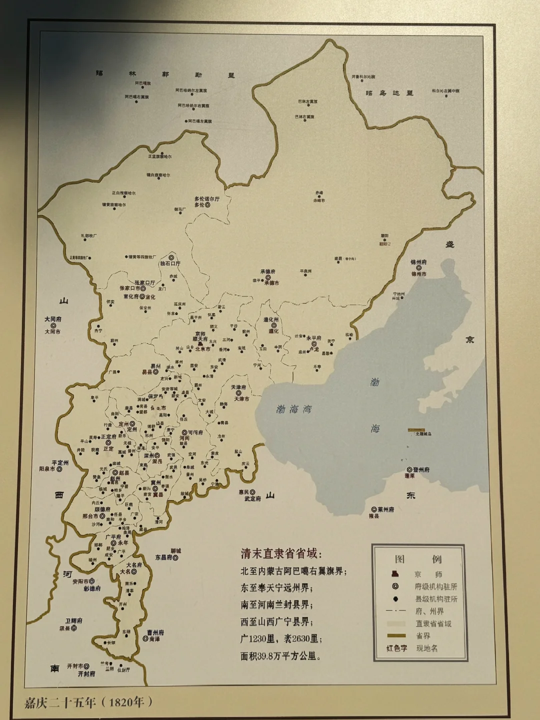 清朝直隶省域