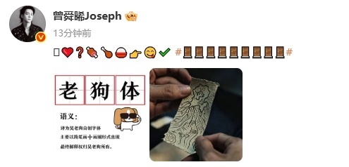 我将辞职在家研究曾舜晞这段文字 上班根本静不下心满脑子都是剧情，索性安心宅家，从