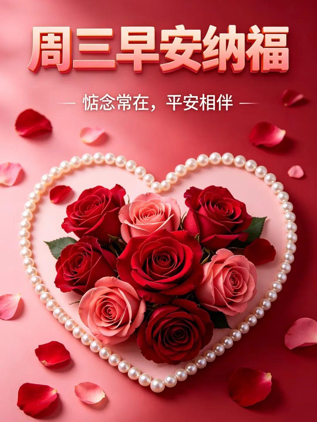 18张周三早安图片问候美图