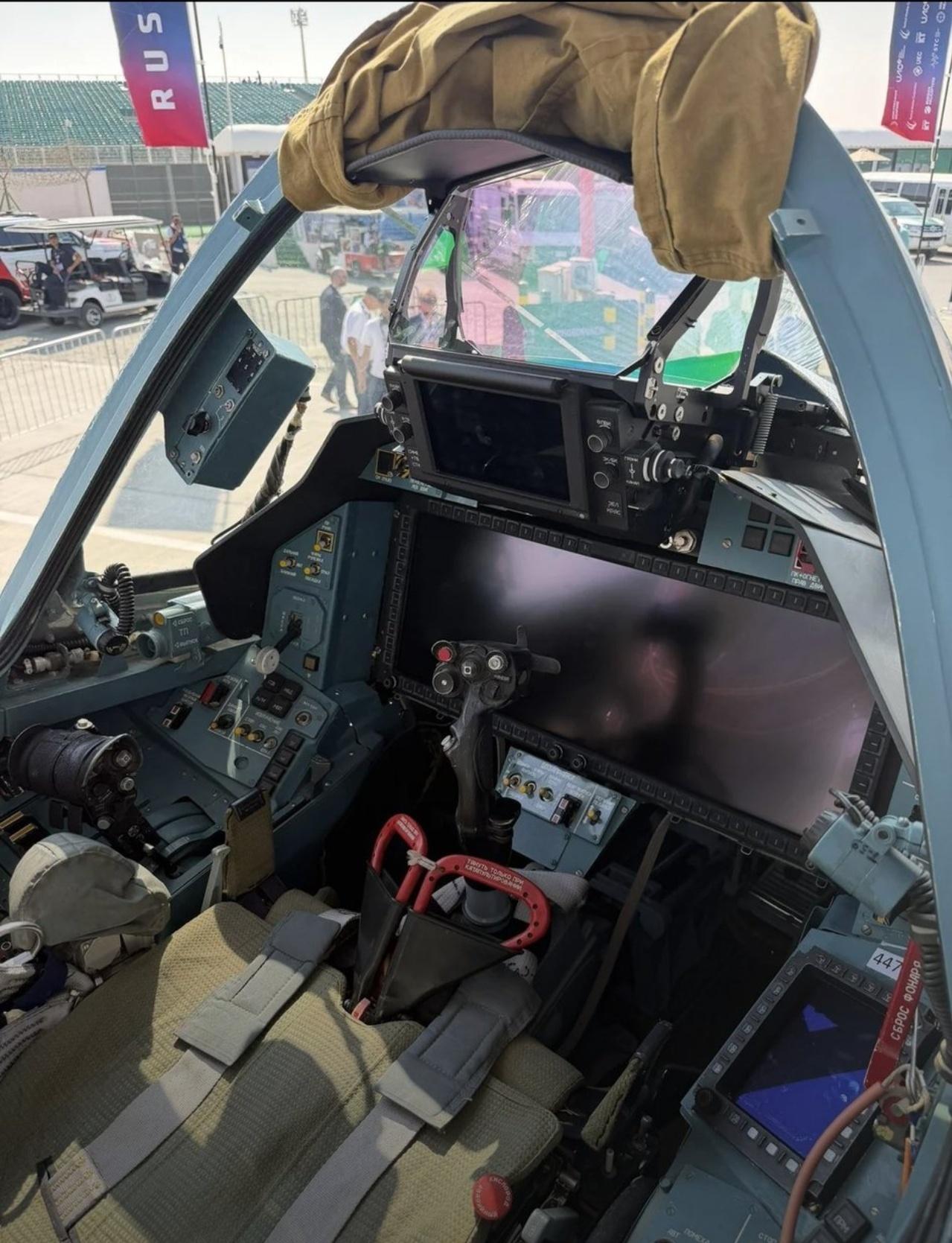 网传这是俄罗斯最新一代战斗机su57的座舱。 ​​​