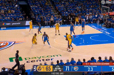 9中1，连造杀伤也没有湖人vs雷霆