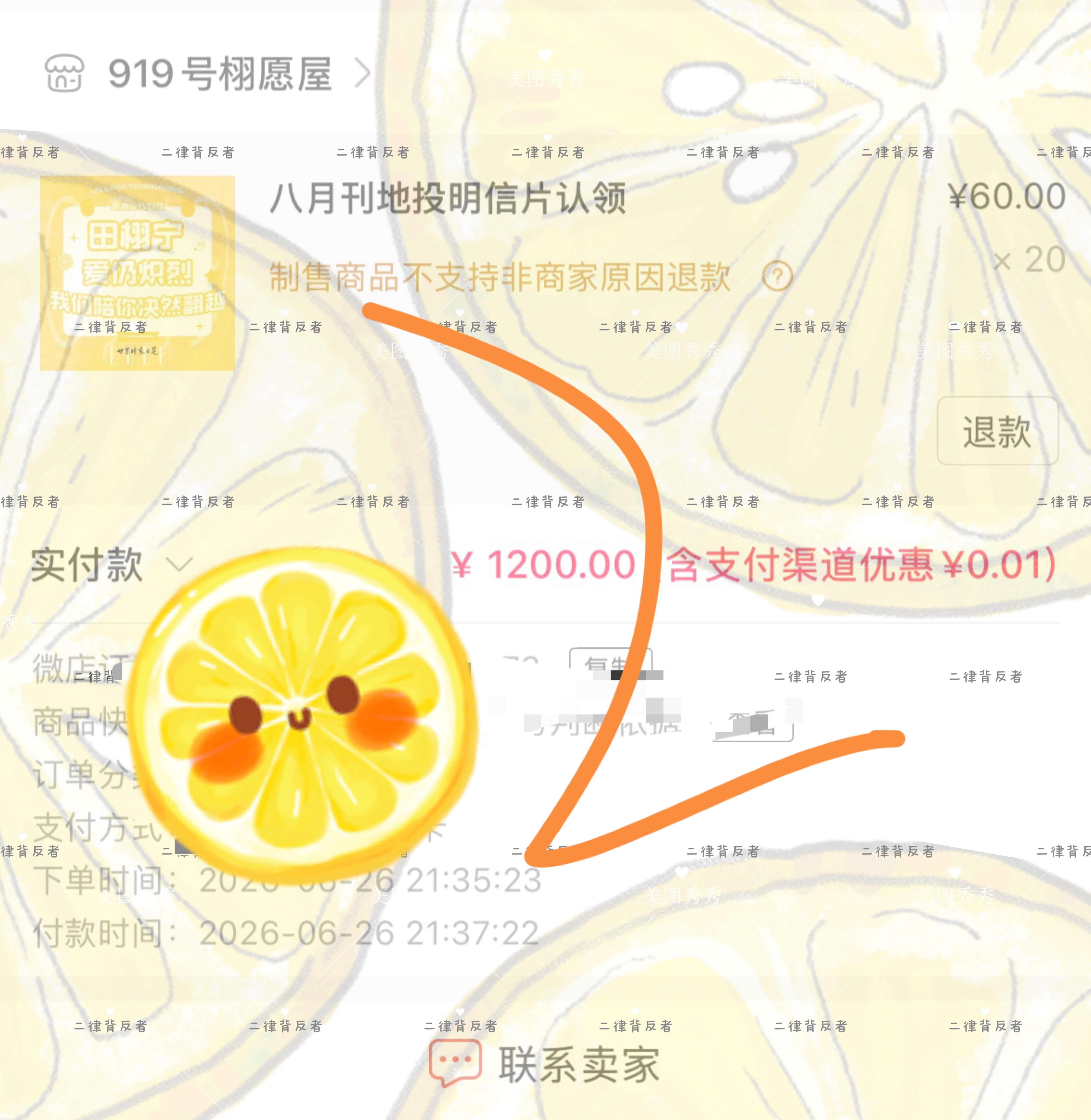 田栩宁 意思一下 