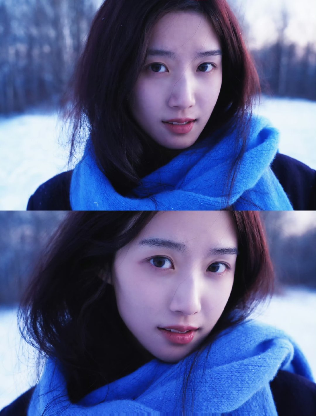 卢昱晓存在于冬天的白桦树 卢昱晓冬天的白桦树 卢昱晓存在于冬天的白桦树 