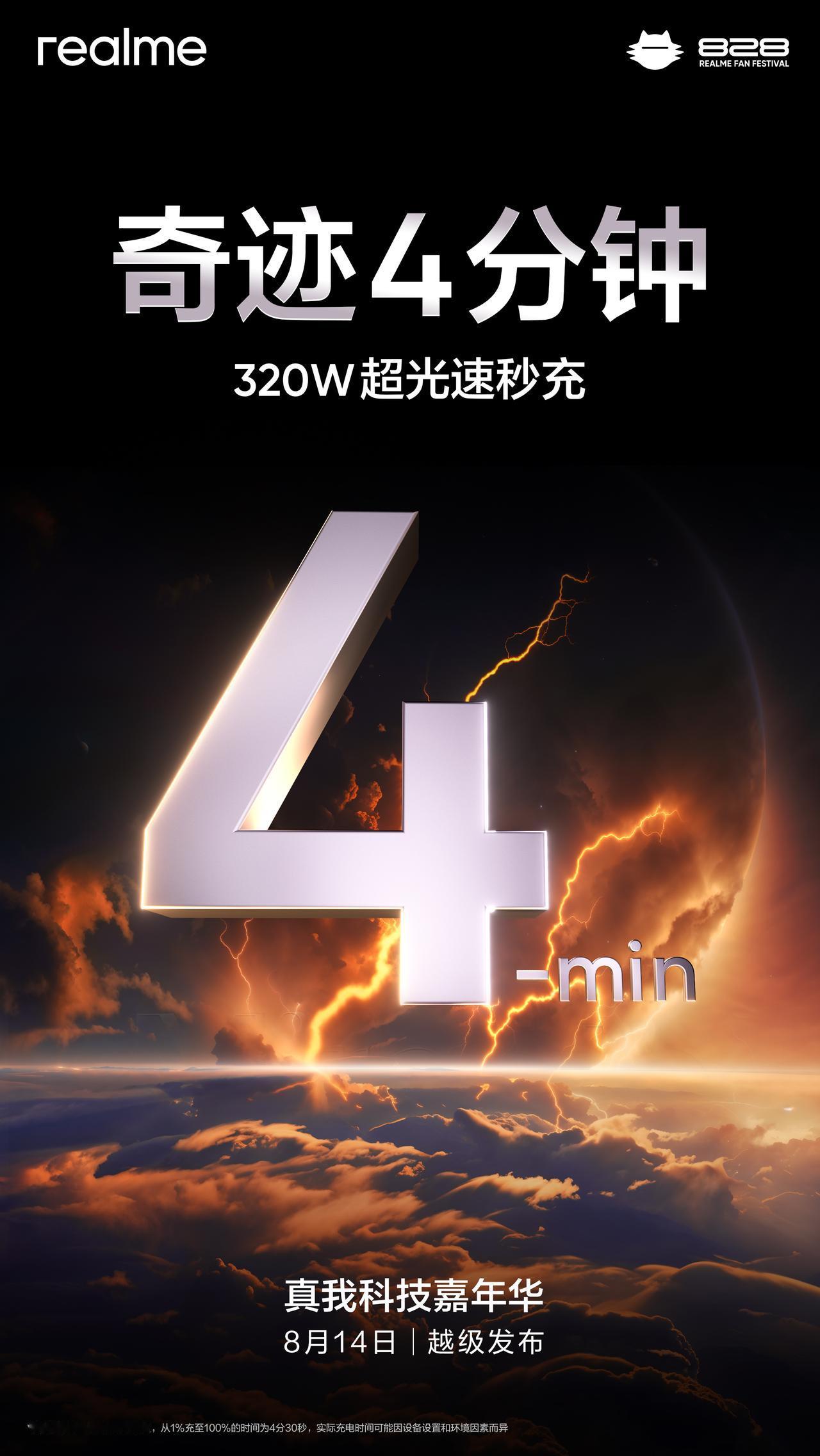 320W快充，四分钟就能满血复活！[机智]