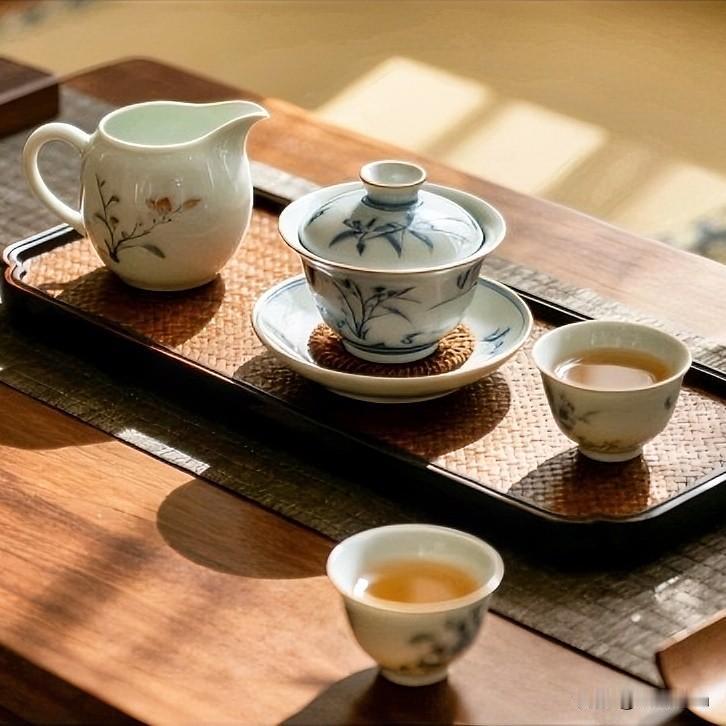 《茶魂·诗经风体》
沸波汤汤，碧芽扬扬。初时怯浪，翠色煌煌。
世人惊貌，茶客待光