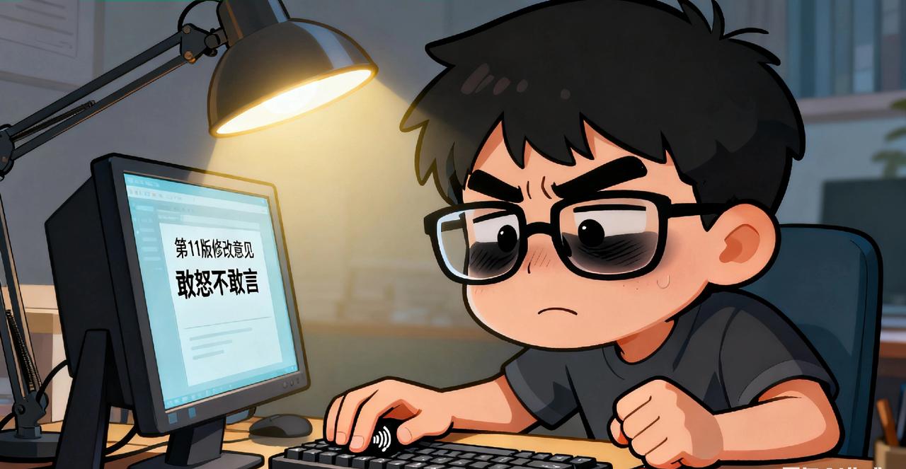 “一怒之下怒了一下”的幽默源于对“无能狂怒”的戏谑化处理——研究生因权力关系不敢