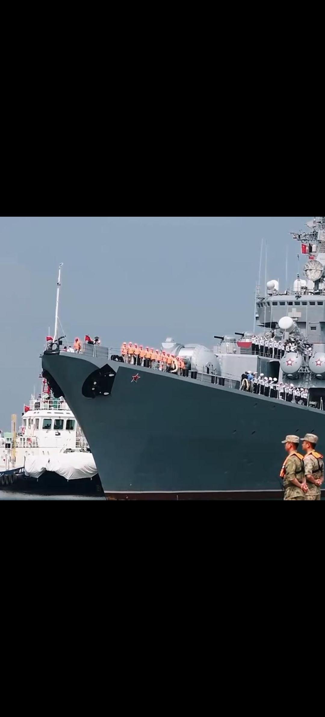 7月5日，中俄“海上联合2026”，舰艇编队在青岛集结完毕。俄方看来非常重视此次