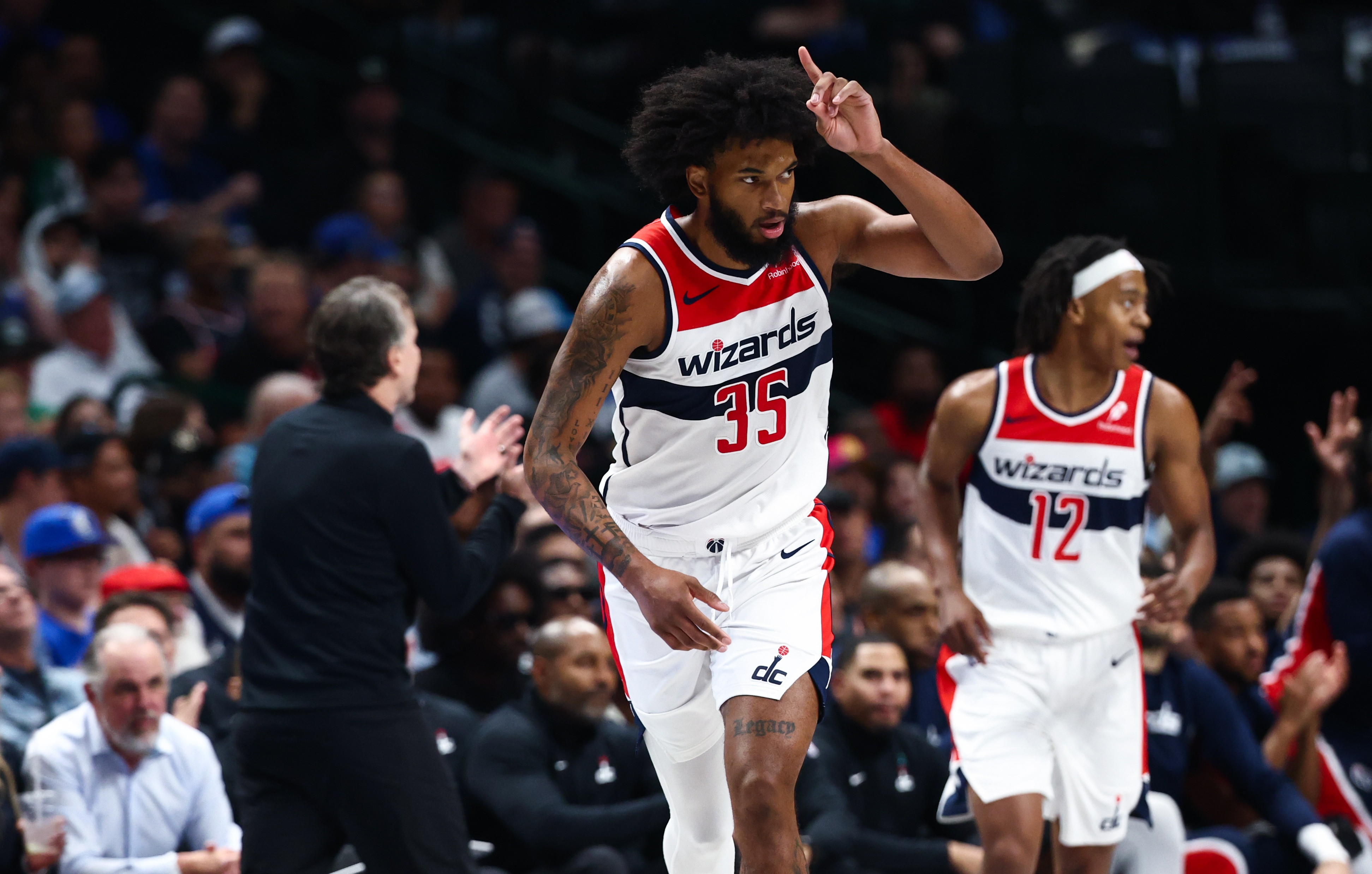 可惜你这表现！巴格利10中6砍下15分13板4助 正负值+12全队最高