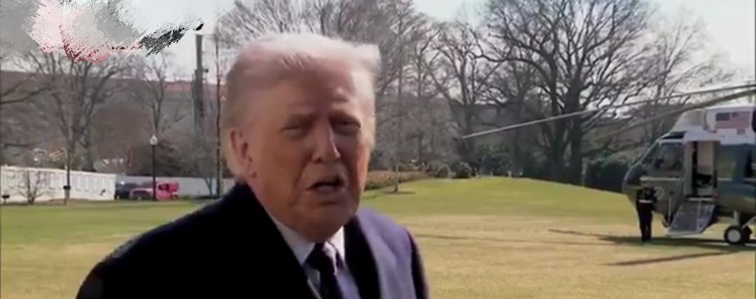 川普在离开华盛顿前往德州临上直升机前对记者说："古巴政府正在与我们谈判，他们现在