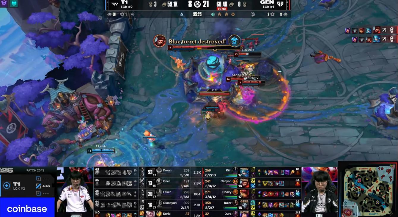 GEN先下一城！Ruler四杀太给力了！t1对战gen2025msi2025季中
