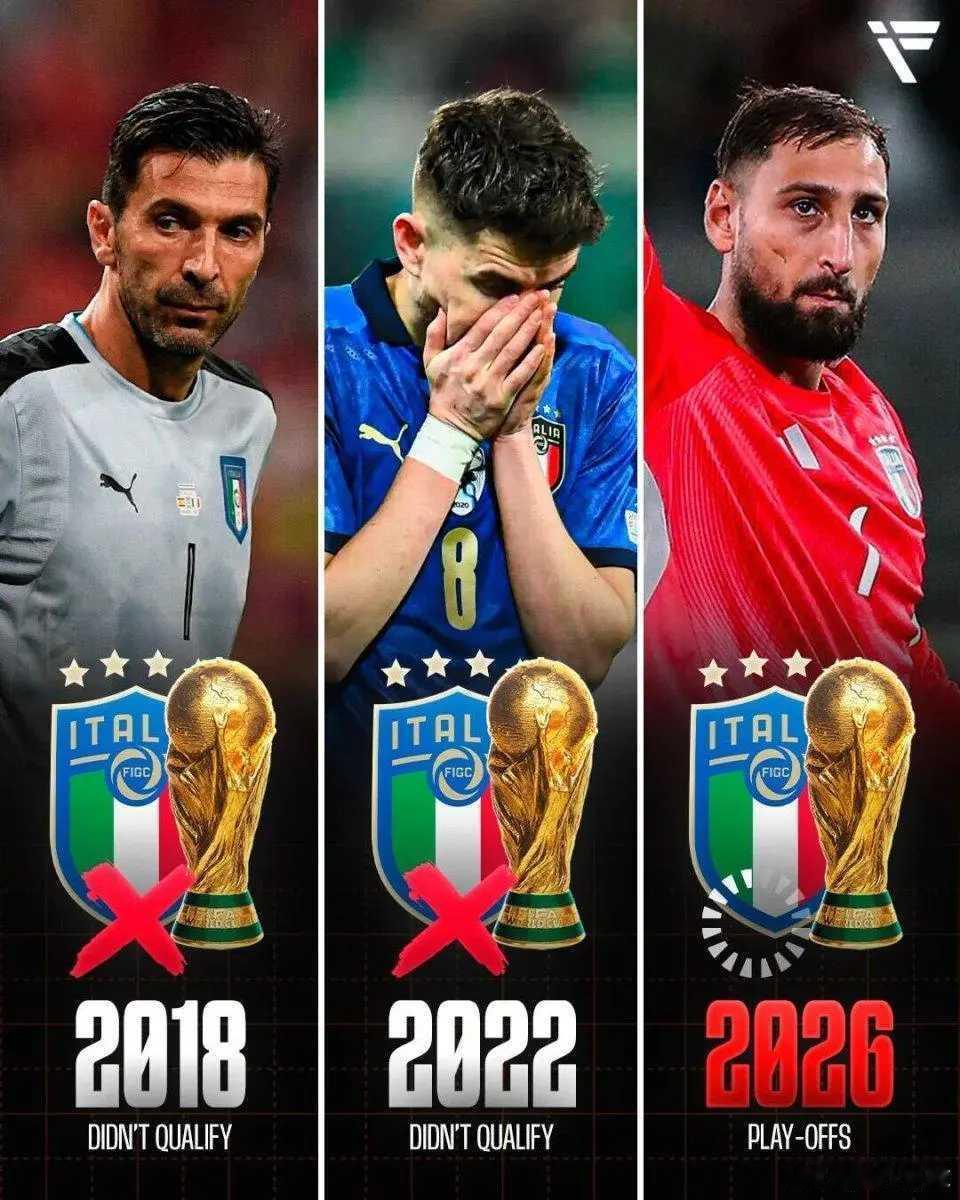 世预赛附加赛抽签：意大利输北爱尔兰就出局！伊拉克赢球=亚洲9队北京时间11月20