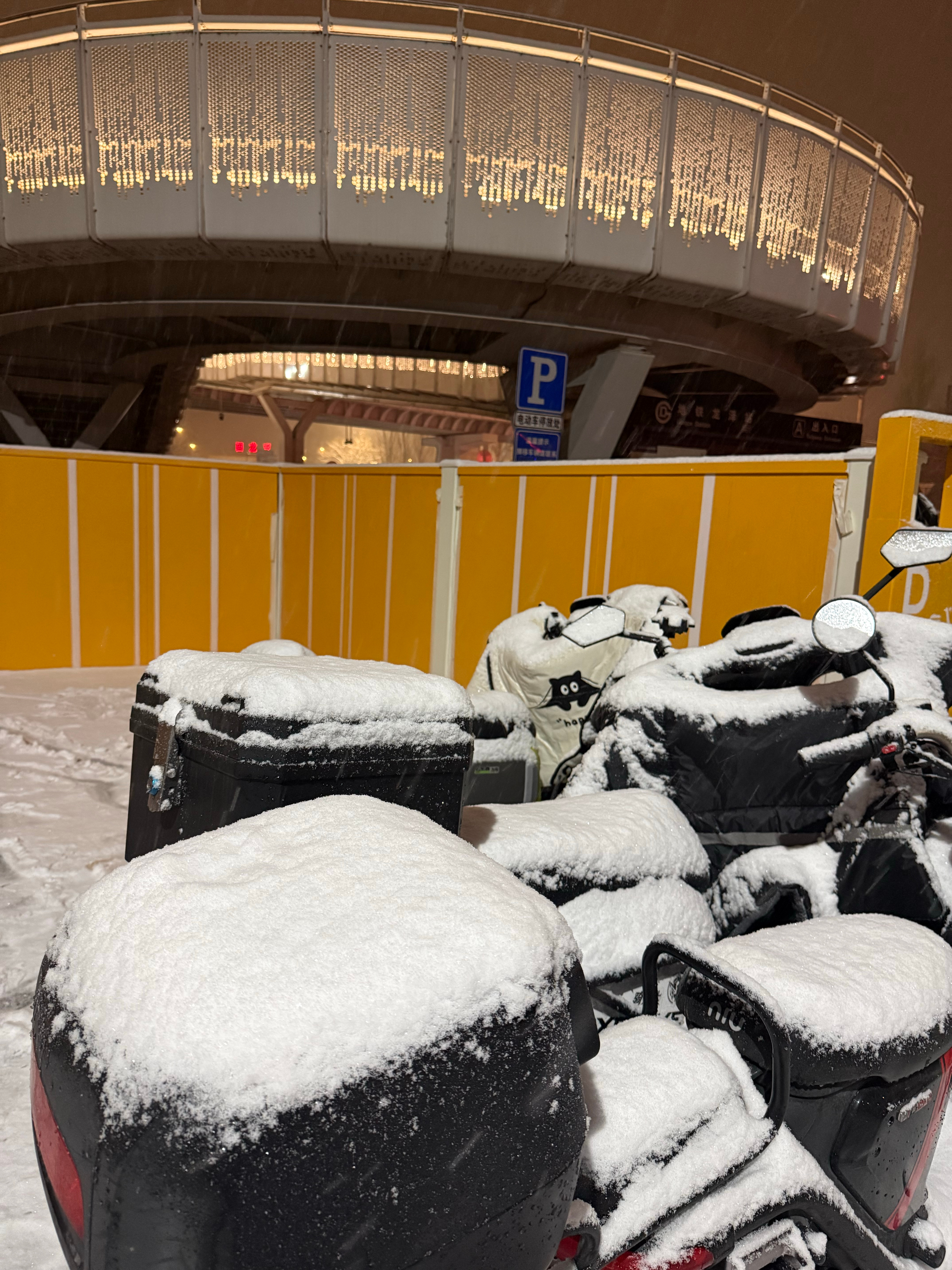 北京下雪 一出地铁，发现这么大雪❄️北京的三月，瑞雪兆丰年！ 