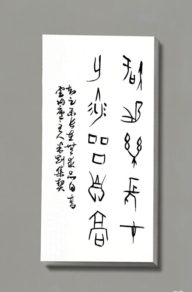 米刚甲骨文作品