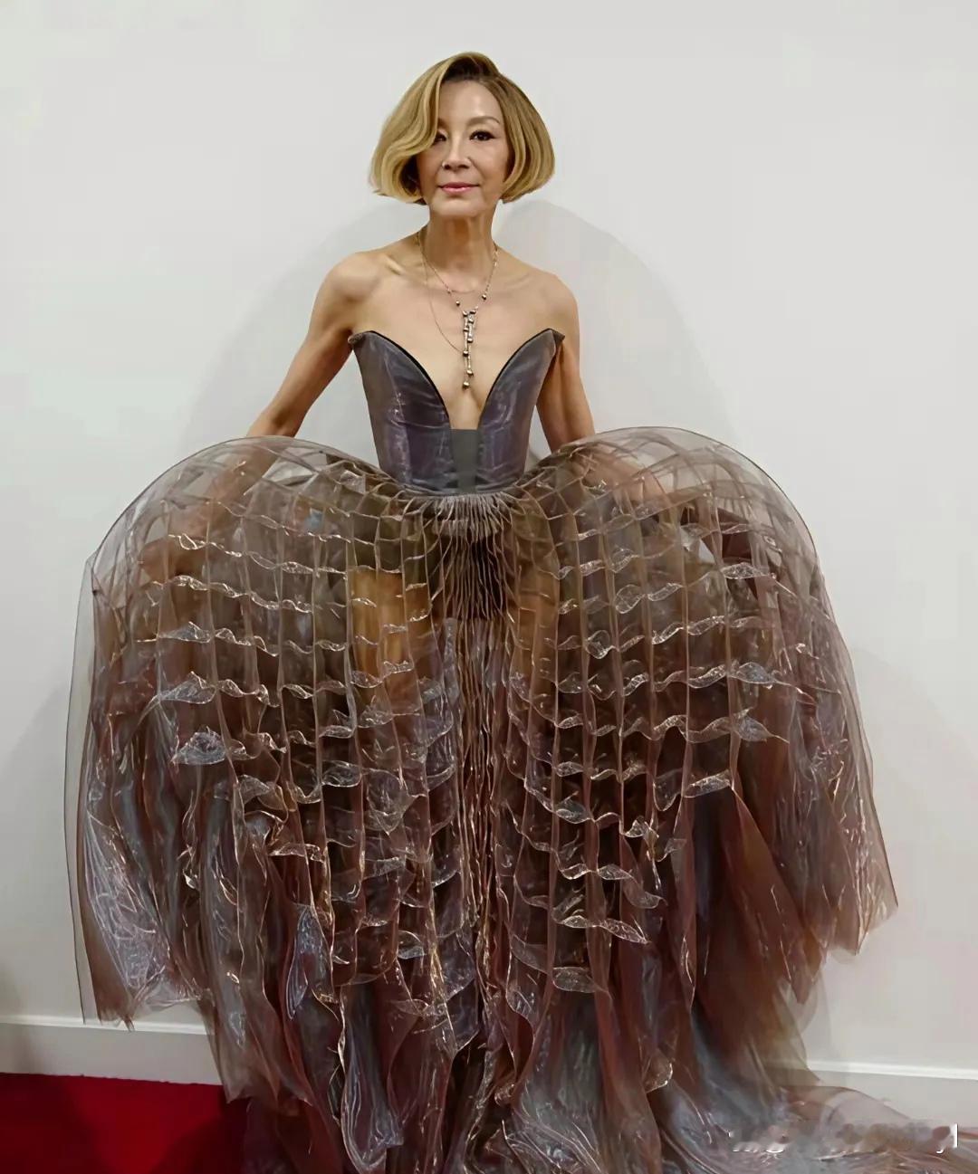 杨紫琼这衣服像啥… 