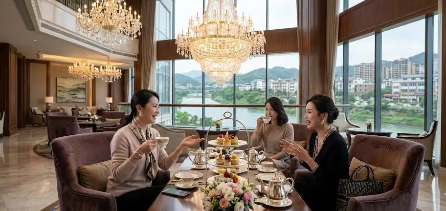 县城贵妇的下午茶，撑起了五星级酒店的半壁江山？

当一线城市白领在星巴克排队时，