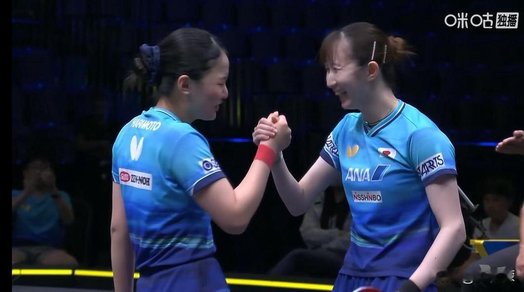 2026WTT瑞典大满贯
女双决赛
张本美和/早田希娜3-1杜凯琹/吴咏琳
（1
