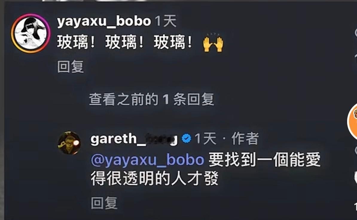 所以雷子你找到了那个爱得很透明的那个人了是吗 