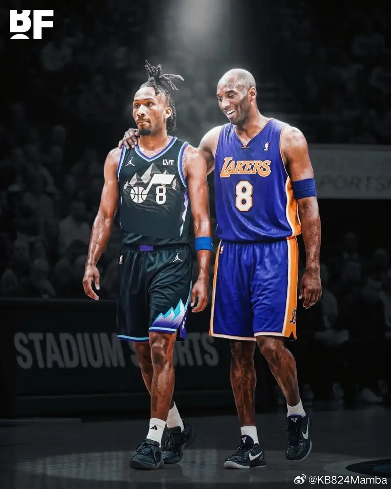 【致敬科比！爵士榜眼秀达林-彼得森透露球衣号码心声🏀】据美媒Basketbal