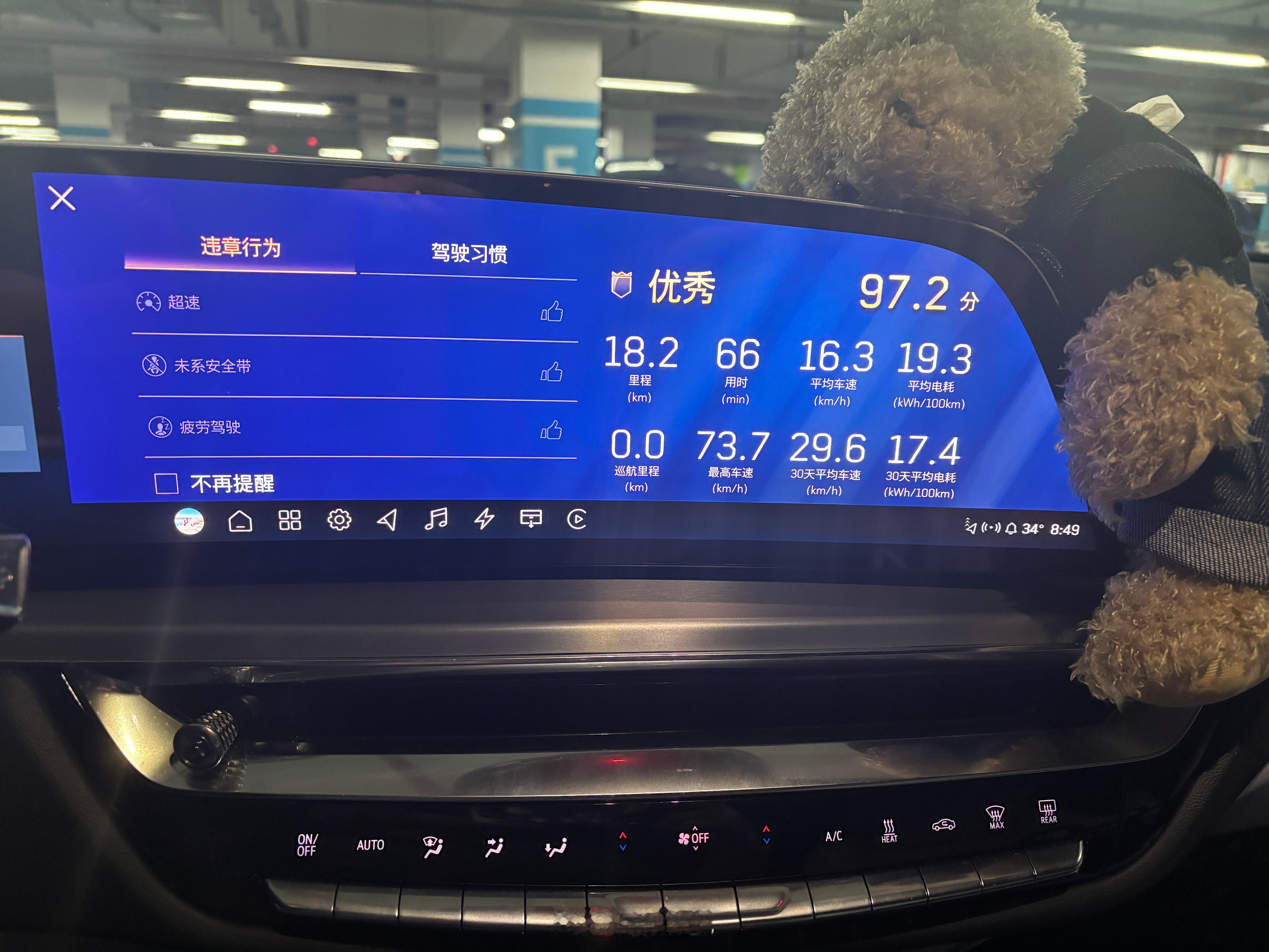凯迪拉克[超话]  9.1 神兽归笼路况 One Day World这电耗也是没