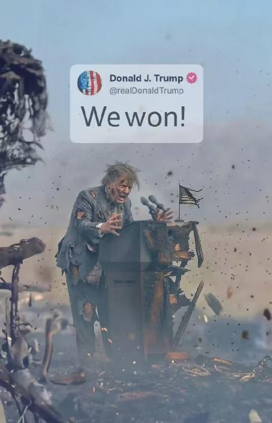 哈哈哈哈哈，这是谁做的？挺应景啊……[笑哭][笑哭][笑哭]
#美以伊冲突# #