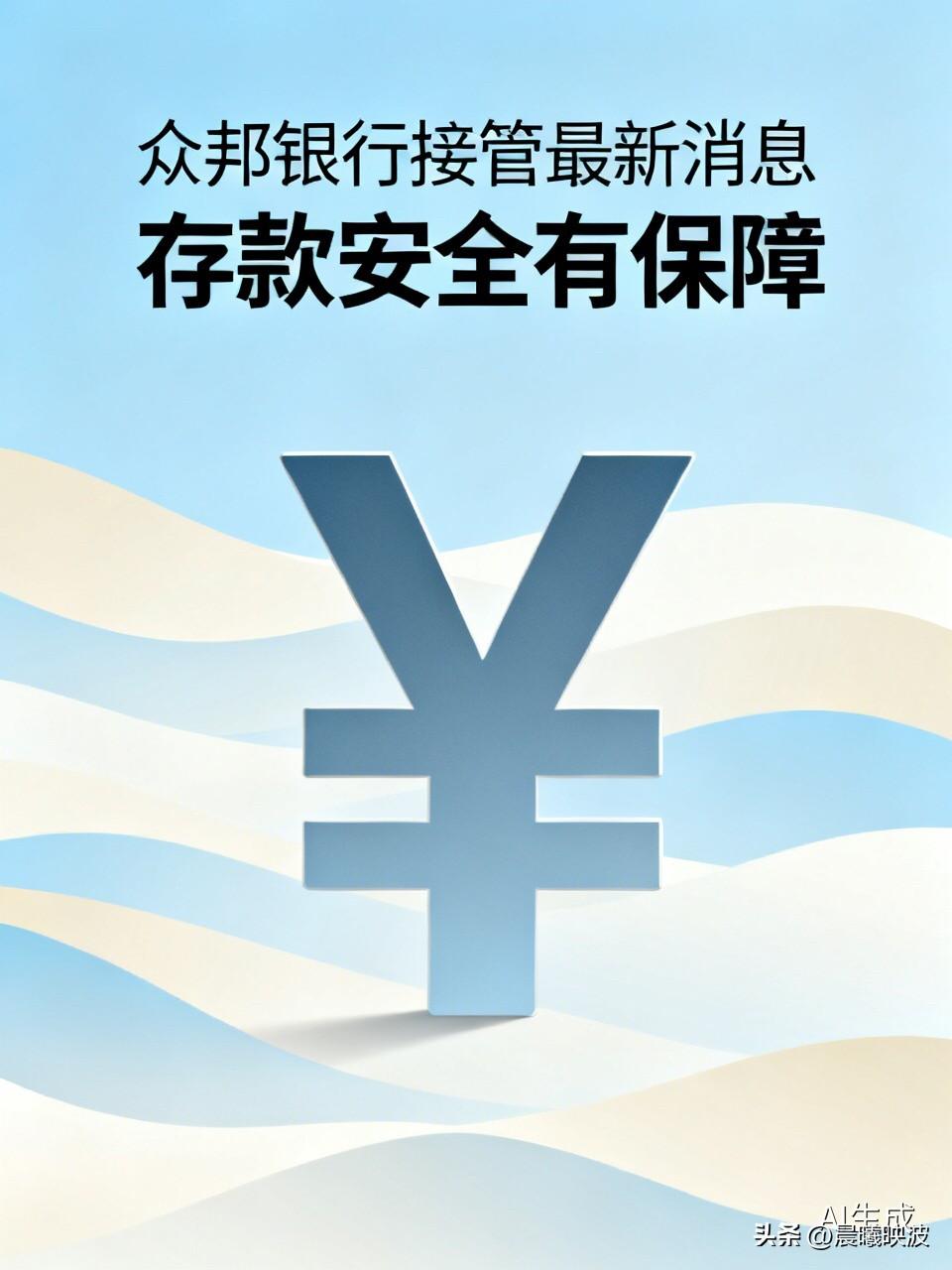 【重磅】众邦银行今起被接管，存款会打水漂吗？国家出手给出最硬气答案

  就在今