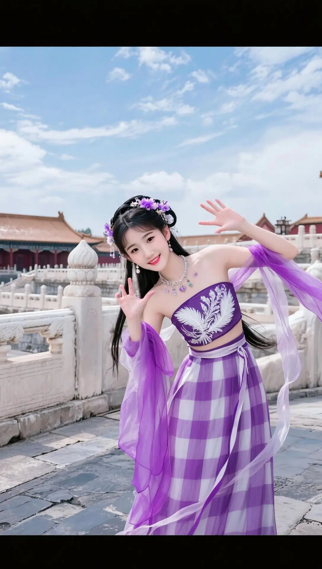 AI古风仙紫写真 ai创作