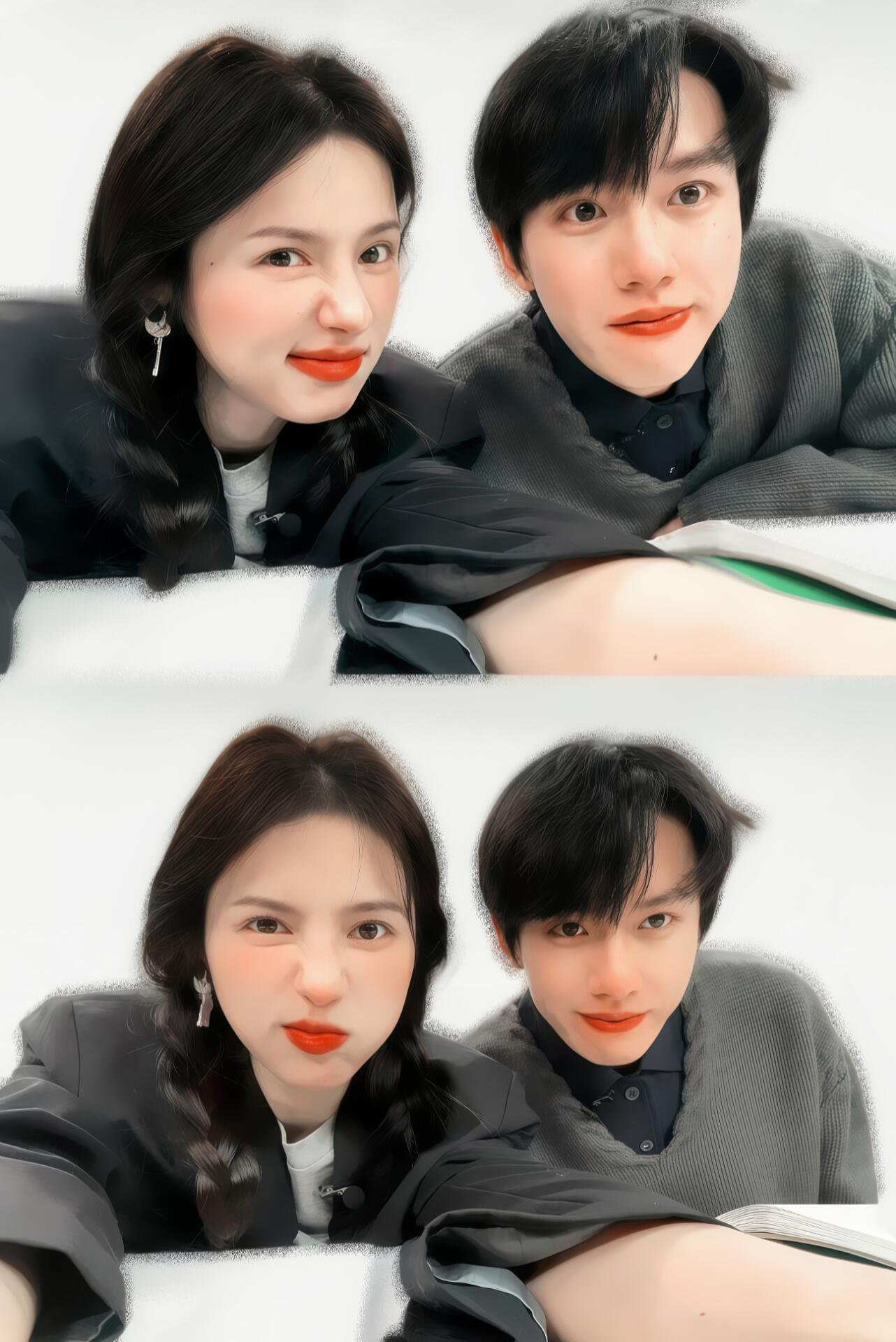 你俩咋都这么萌！"鹤男 "张耀 