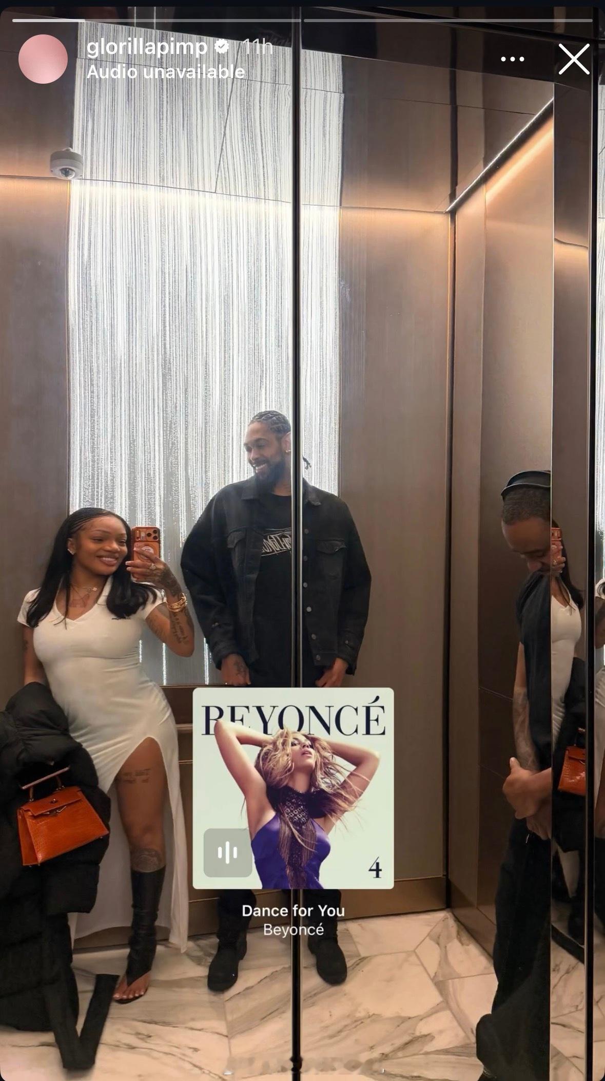 嫂子和英格拉姆感情好啊英格拉姆