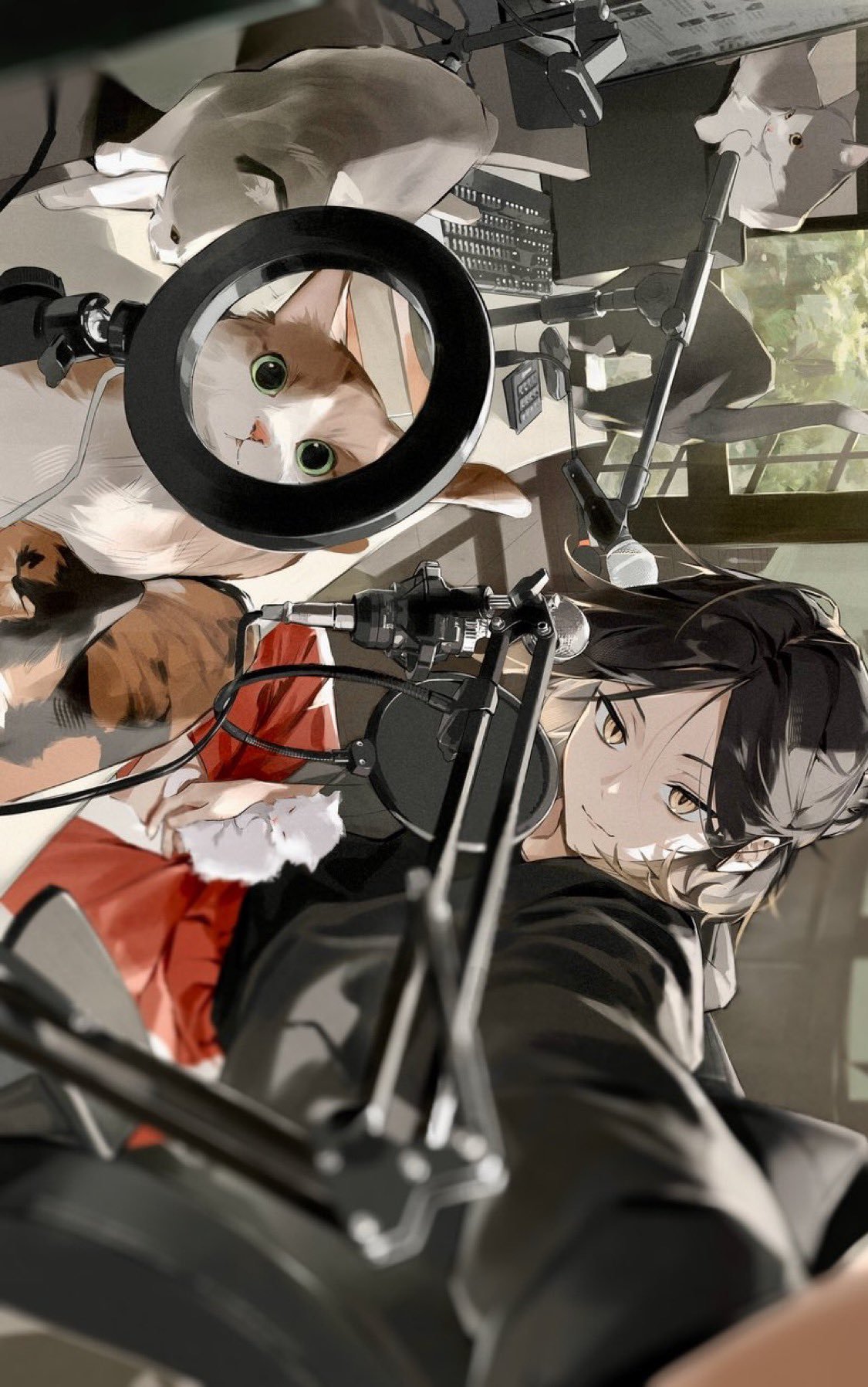 「排球少年」 这个太太的孤爪研磨美腻了[哇]画风太喜欢了！TWI.rudecop