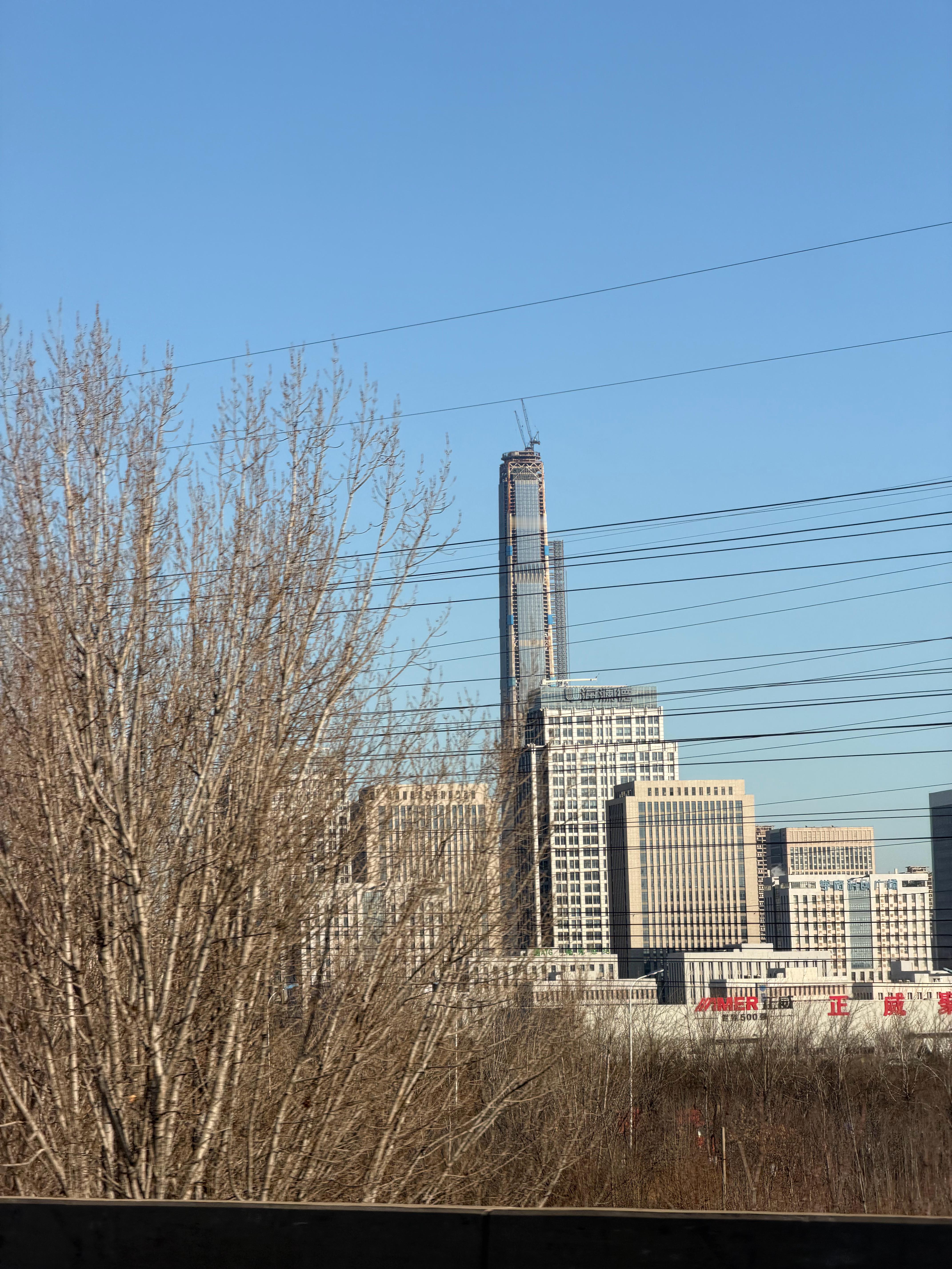 天津这个117大厦～据说复工了不过，目前没看见太明显的变化 天津