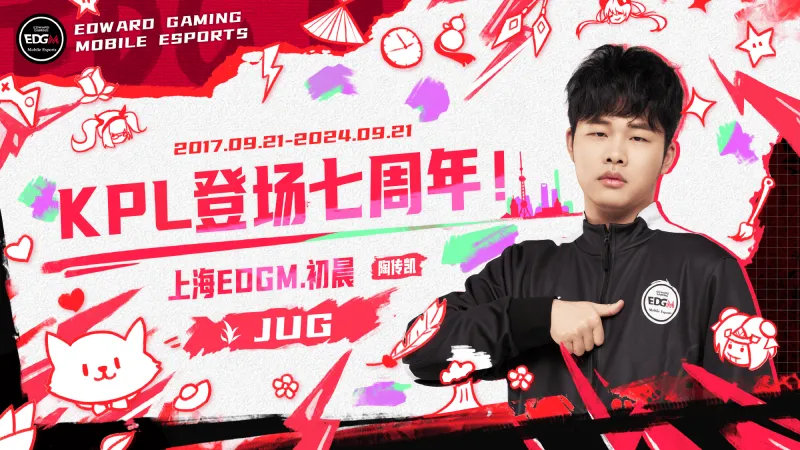 #王者荣耀出征杯# #王者荣耀s36赛季# #王者荣耀# 初晨KPL登场七周年：