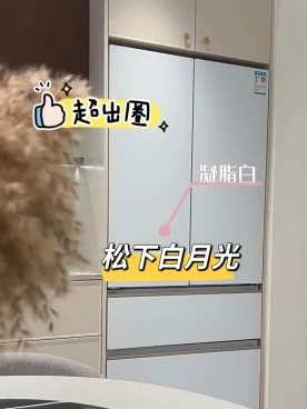 厨房选冰箱,松下白月光515L冰箱超出圈～