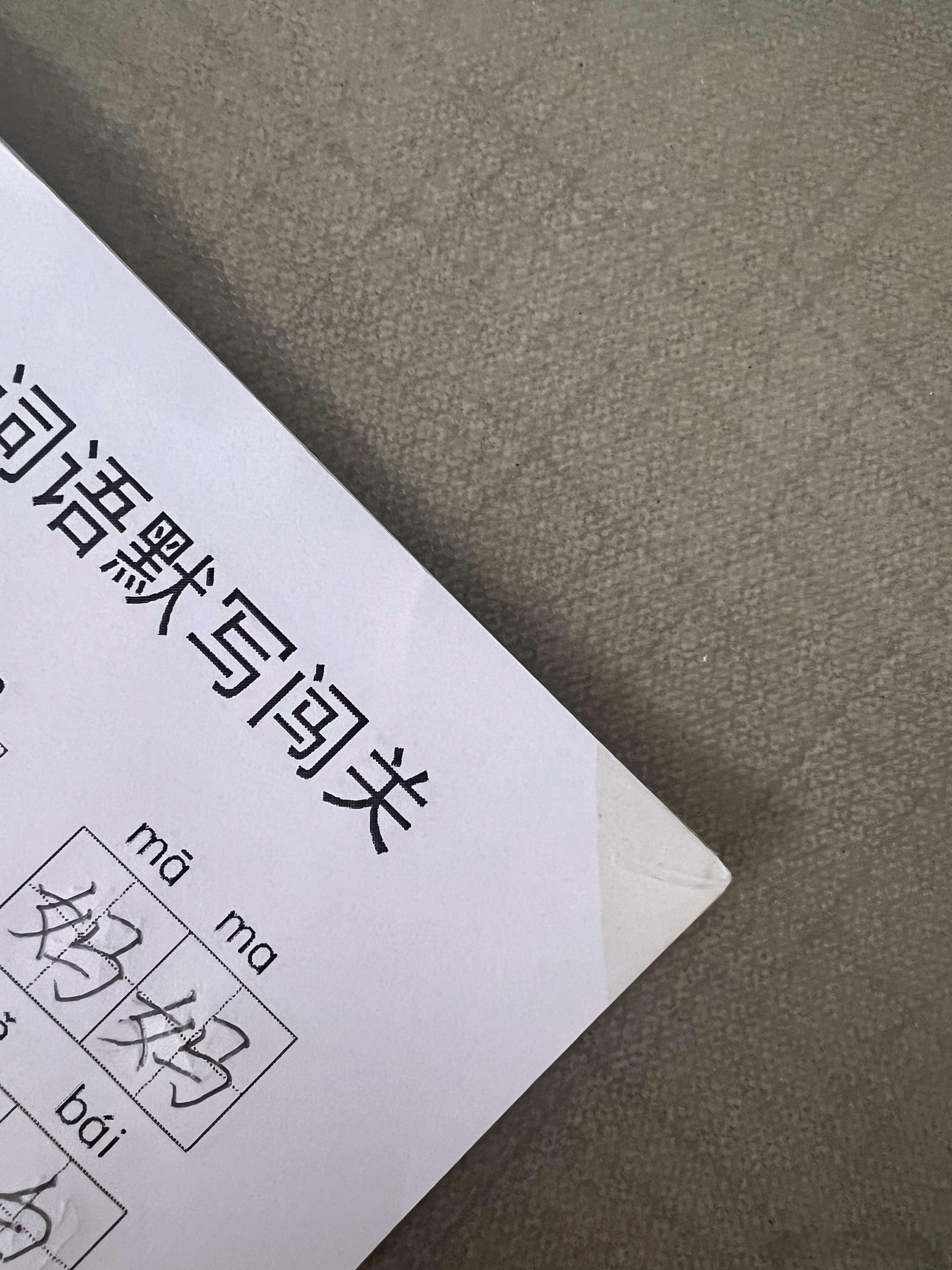 米米这周进入了复习阶段了～26-27考试，30号放寒假～刚才给复习资料加下保护贴