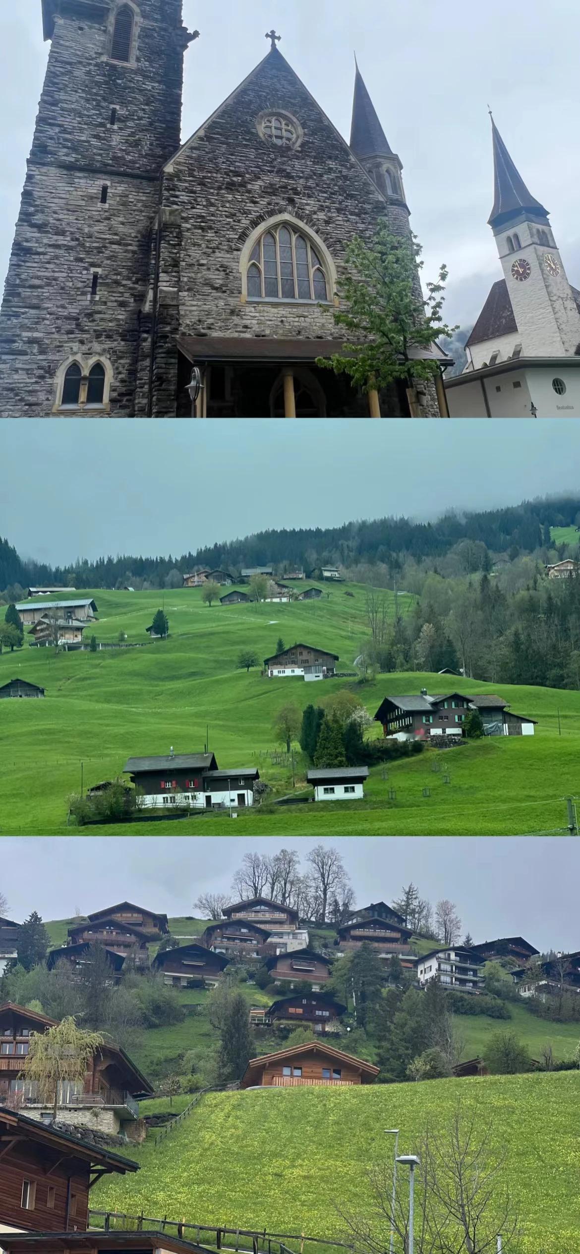 怪不得大家喜欢去国外，你看看这风景！就一个字“美”！
前同事去了瑞士，发回几张照