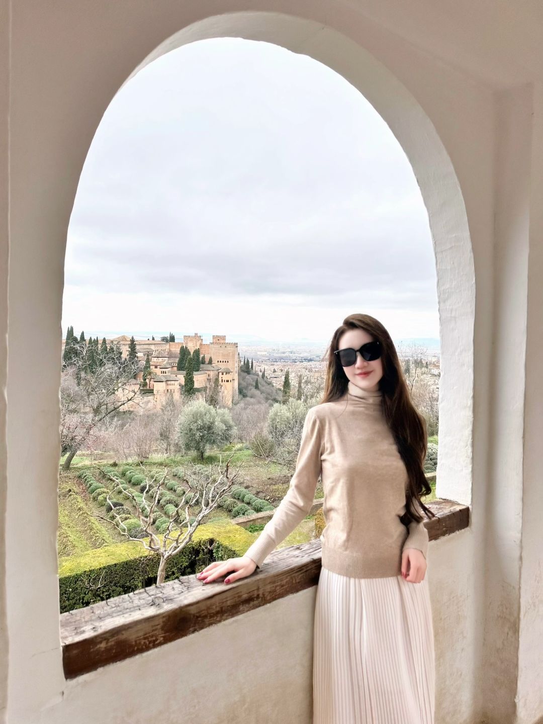 韩女拍照 真有一套！