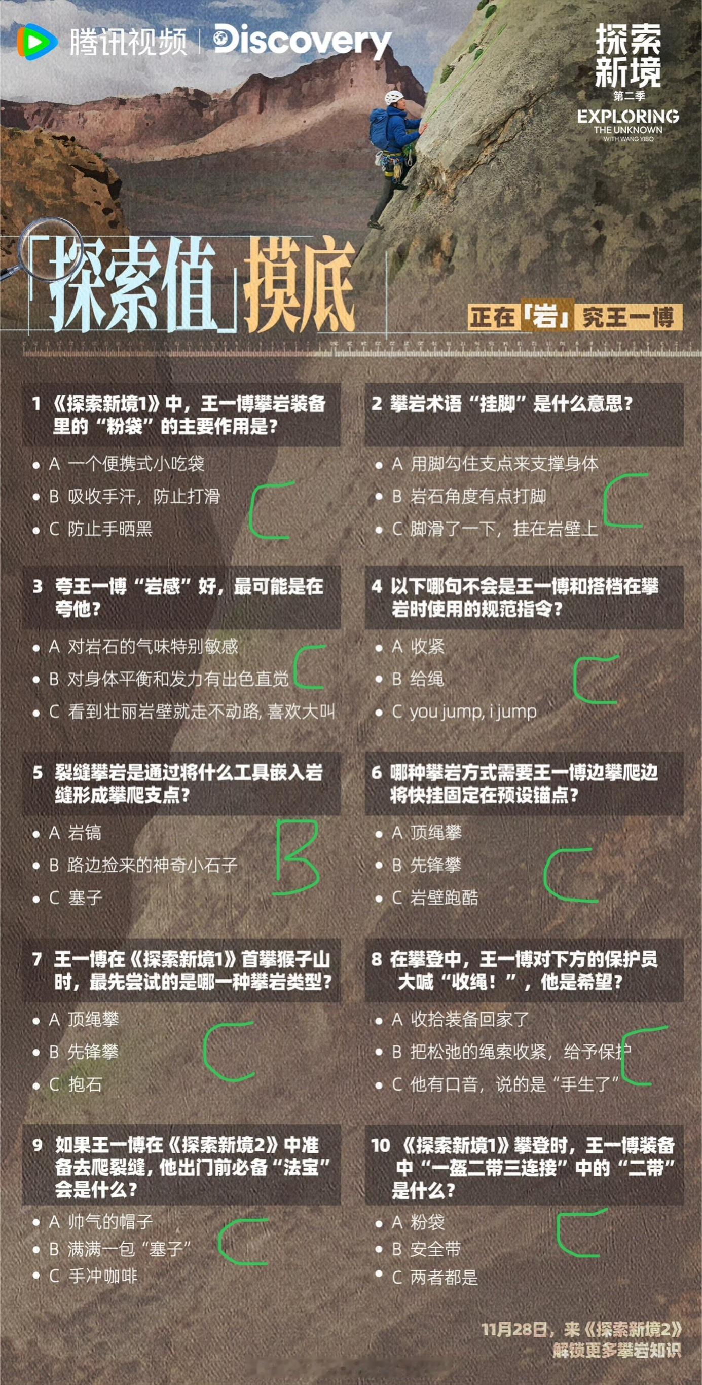 我全选C会是多少分