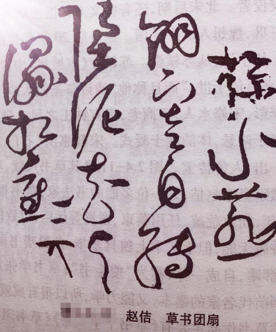 赵佶的草书团扇，那真的是把皇家风范展现得淋漓尽致。这团扇上的草书，笔势飞动，犹如