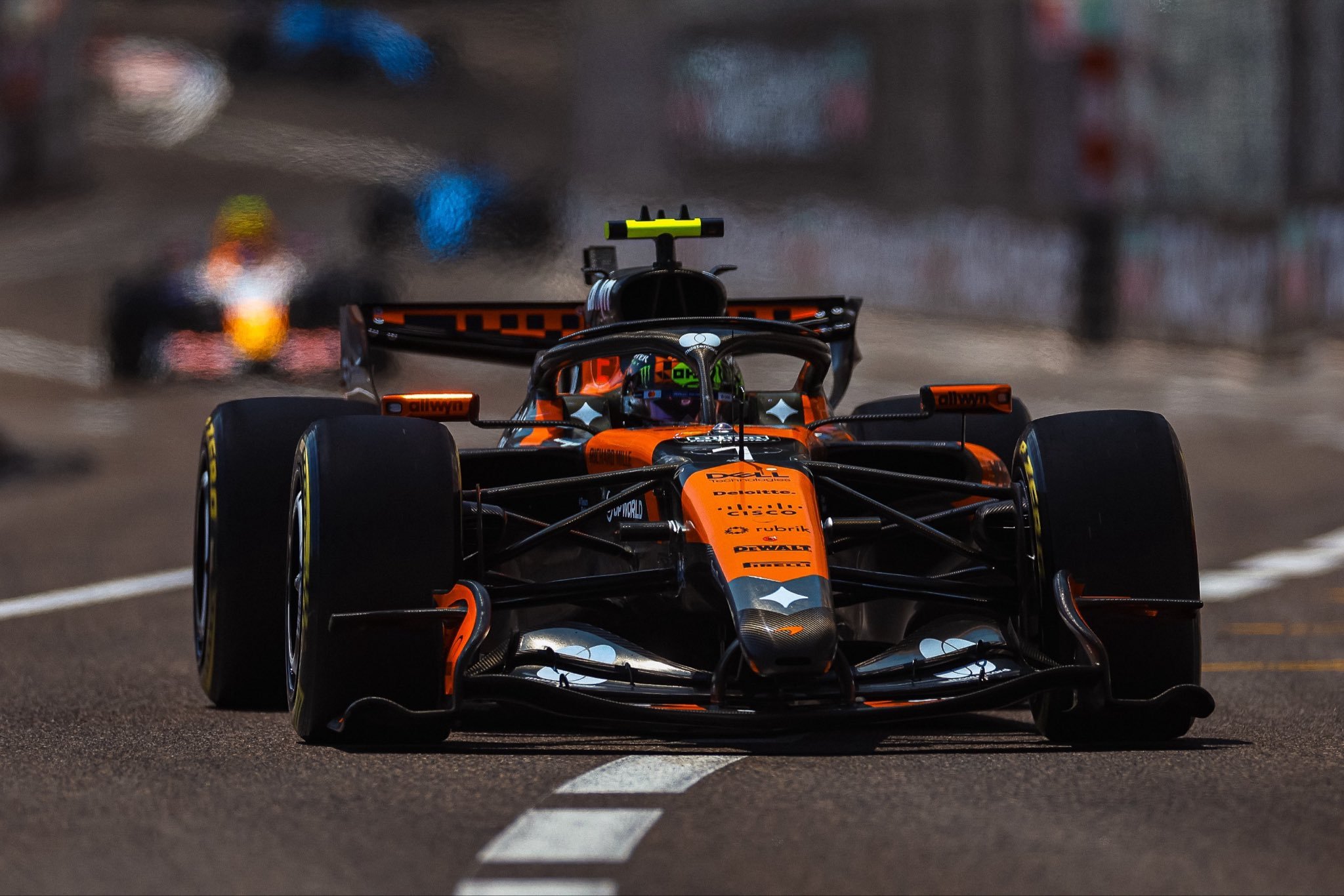 诺里斯因赛车电池故障遗憾退赛⚠️McLaren｜迈凯伦千场 ｜2026F1摩纳哥
