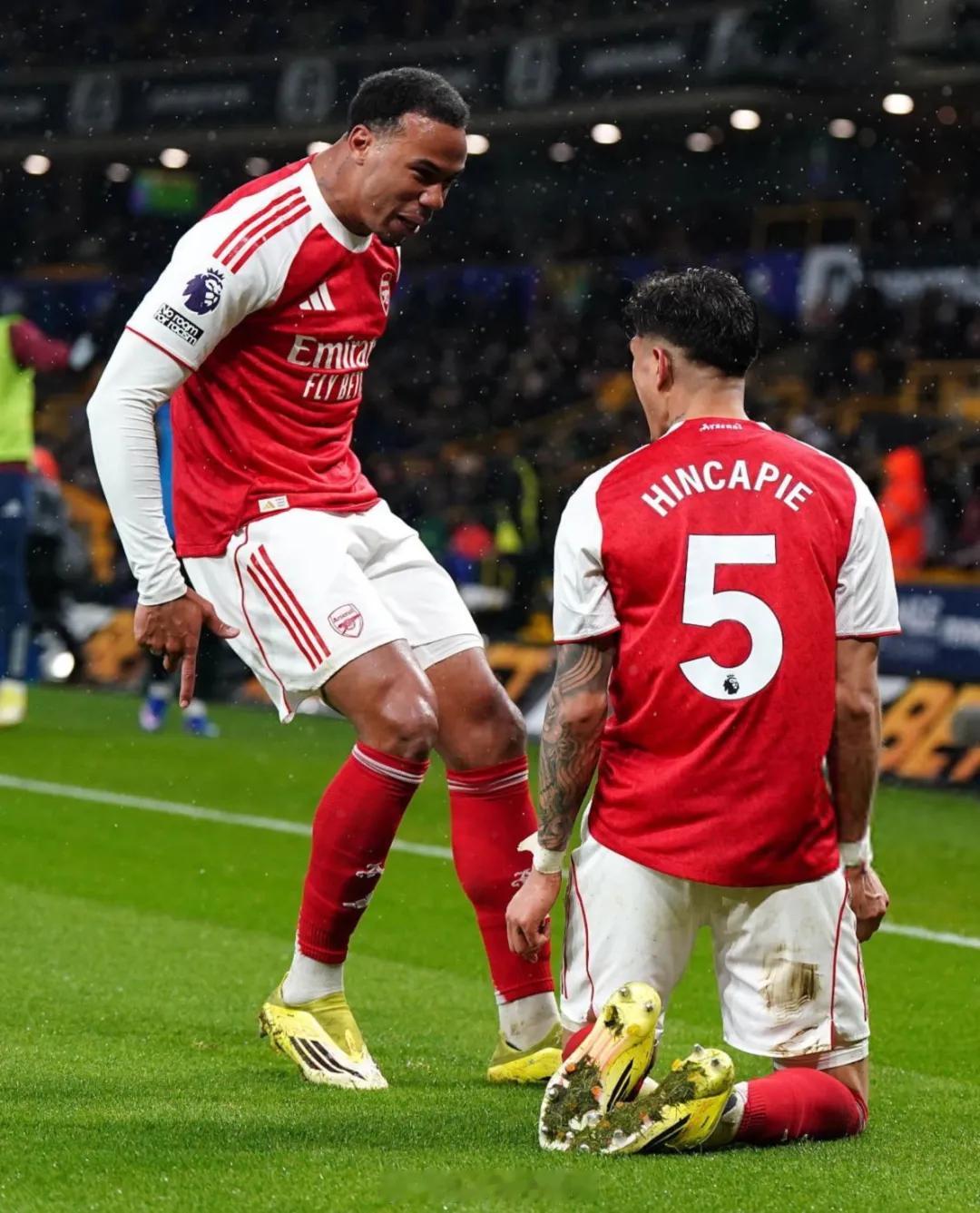 因卡皮耶的进球是他代表阿森纳打进的首球。 