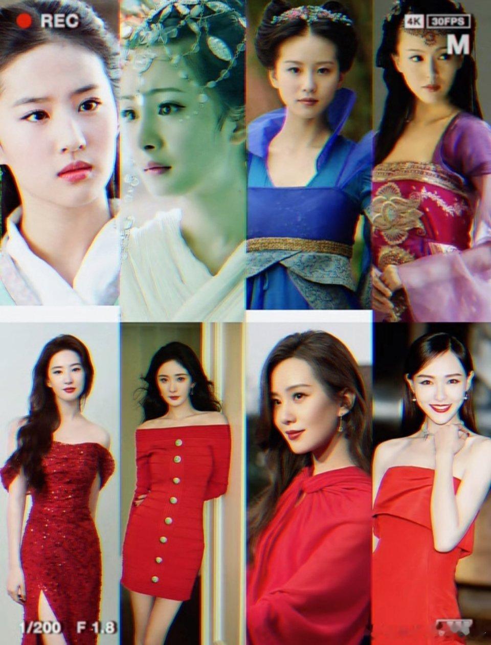 杨幂VS刘亦菲VS唐嫣，统治内娱的是谁？谁是如今的流量王者 