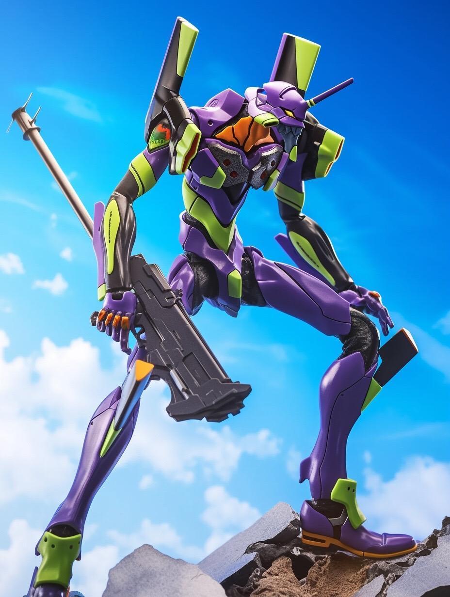 初号机模型，好看吗？#机甲 #初号机 #EVA #模型  #人人都是ai艺术家