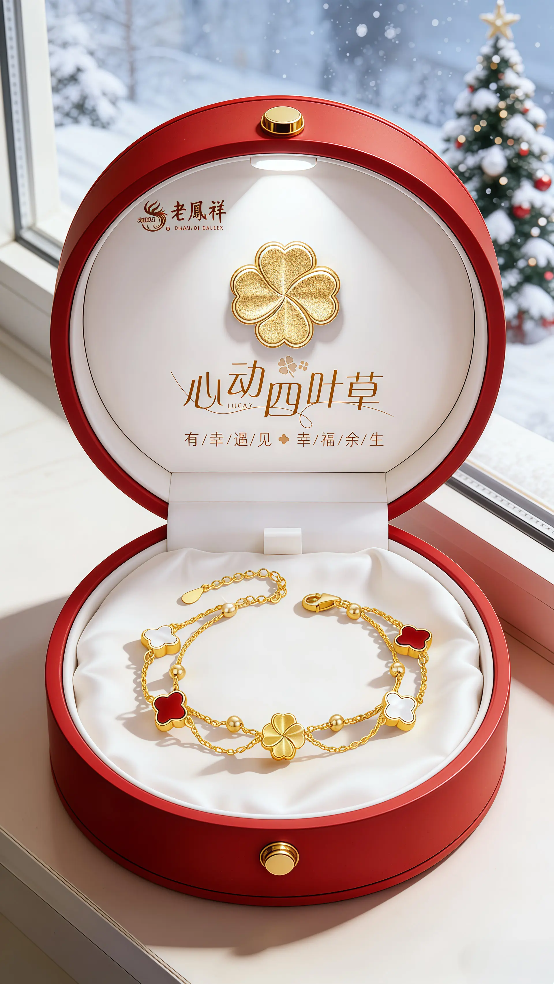 老凤祥高端饰品 情人节礼物  生活需要仪式感 手链