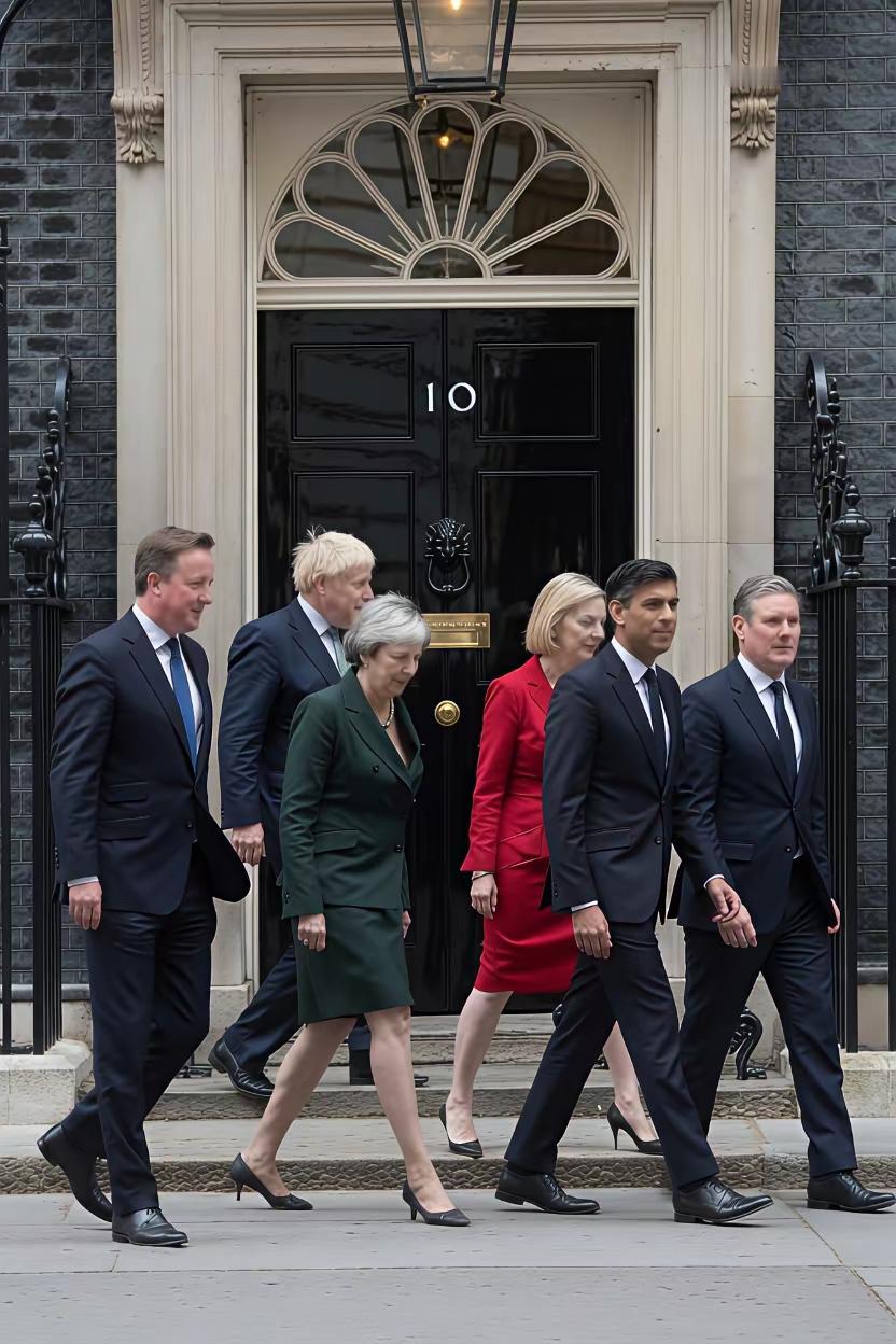 ​英国唐宁街10号因首相而出名，这时候看到的走进来的是继任者而走出去的却是辞职者